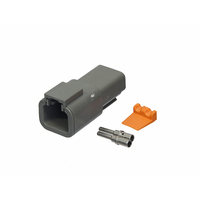 68103 MOTEC DTP CONNECTOR KIT 2 PIN MALE