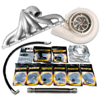 ARTEC REVERSE ROTATION MANIFOLD + PRECISION TURBO + WATER BLOCK OFF + TURBO OIL FEED & DRAIN KIT TO SUIT NISSAN RB ENGINES