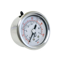 TURBOSMART FUEL PRESSURE GAUGE 0-100psi TO SUIT FPR/OPR SERIES